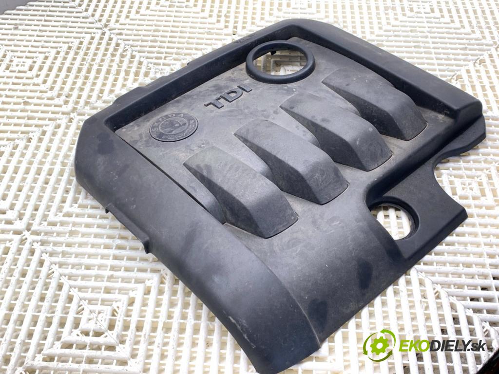 SKODA OCTAVIA II liftback 2008 77 kW 1.9 TDI 1896 Kryt Motor 03G103925BN (Kryt motora)