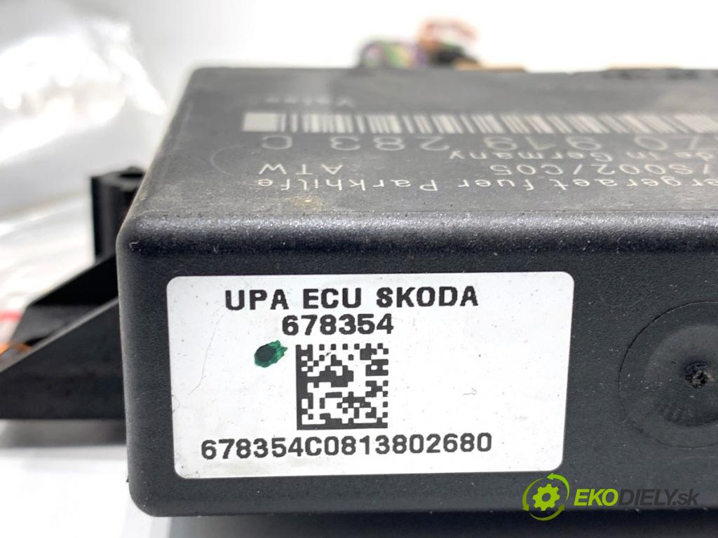 SKODA OCTAVIA II liftback 2008 77 kW 1.9 TDI 1896 Modul PDC 1Z0919283C (Riadiaca jednotka ostatné)
