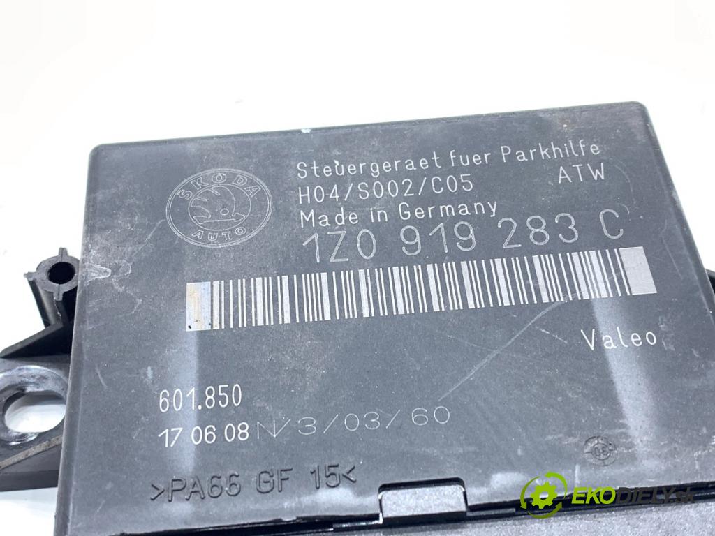 SKODA OCTAVIA II liftback 2008 77 kW 1.9 TDI 1896 modul PDC 1Z0919283C (Řídící jednotka ostatní)