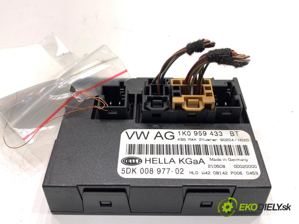 SKODA OCTAVIA II liftback 2008 77 kW 1.9 TDI 1896 Modul komfortu 1K0959433BT (Modul komfortu)