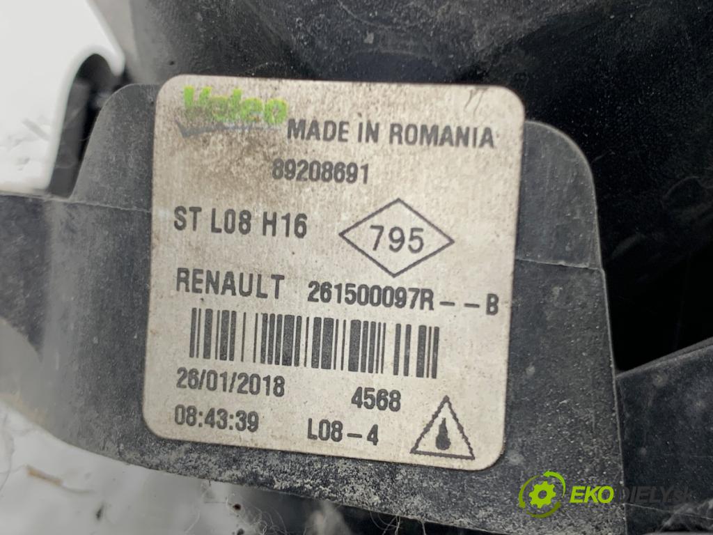 DACIA DUSTER SUV 2018 84 kW 1.6 SCe 115 (HMM1) 1598 Hmlové svetlo, hmlovka pravy predný 261500097R