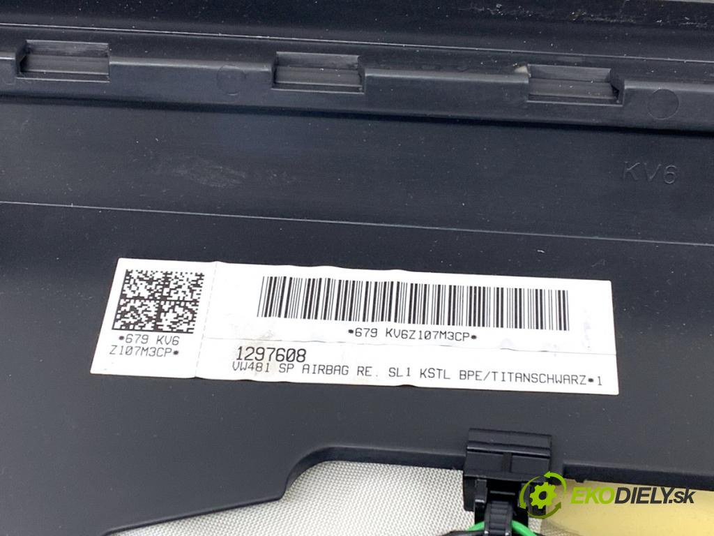 VW PASSAT B8 sedan 2022 206 kW 2.0 TSI 4motion 1984 AirBag čalúnenie POKLADNE: pravy 3G5885702F