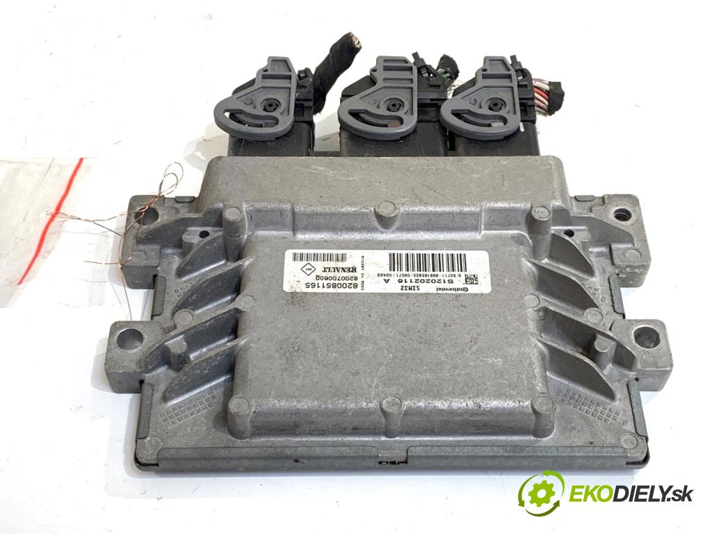 RENAULT CLIO III liftback 2009 74 kW 1.2 16V (BR0P, CR0P) 1149 riadiaca jednotka Motor 8200851165 (Riadiaca jednotka)