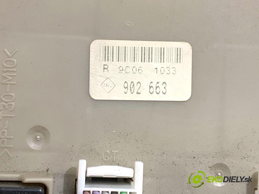 RENAULT CLIO III liftback 2009 74 kW 1.2 16V (BR0P, CR0P) 1149 Modul BSI 902663 (Poistková skrinka)
