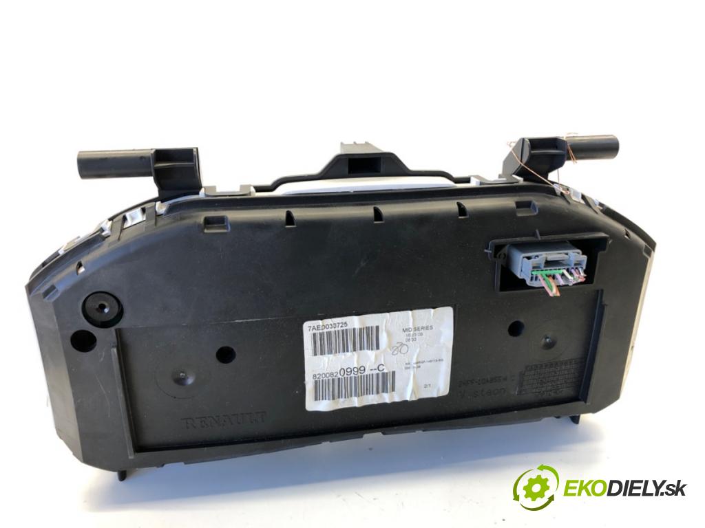 RENAULT CLIO III liftback 2009 74 kW 1.2 16V (BR0P, CR0P) 1149 Prístrojovka 8200820999 (Prístrojová doska)