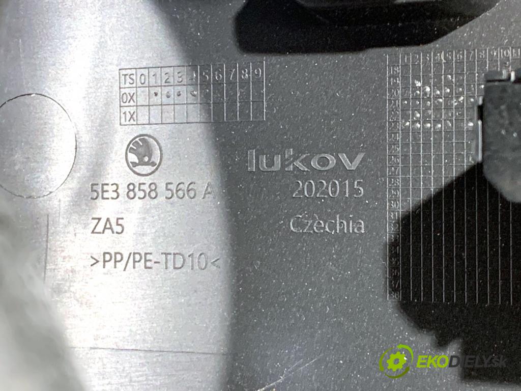 SKODA OCTAVIA IV liftback 2023 140 kW 2.0 TSI 4x4 1984 Obal tyče volantu 5E3858566A
