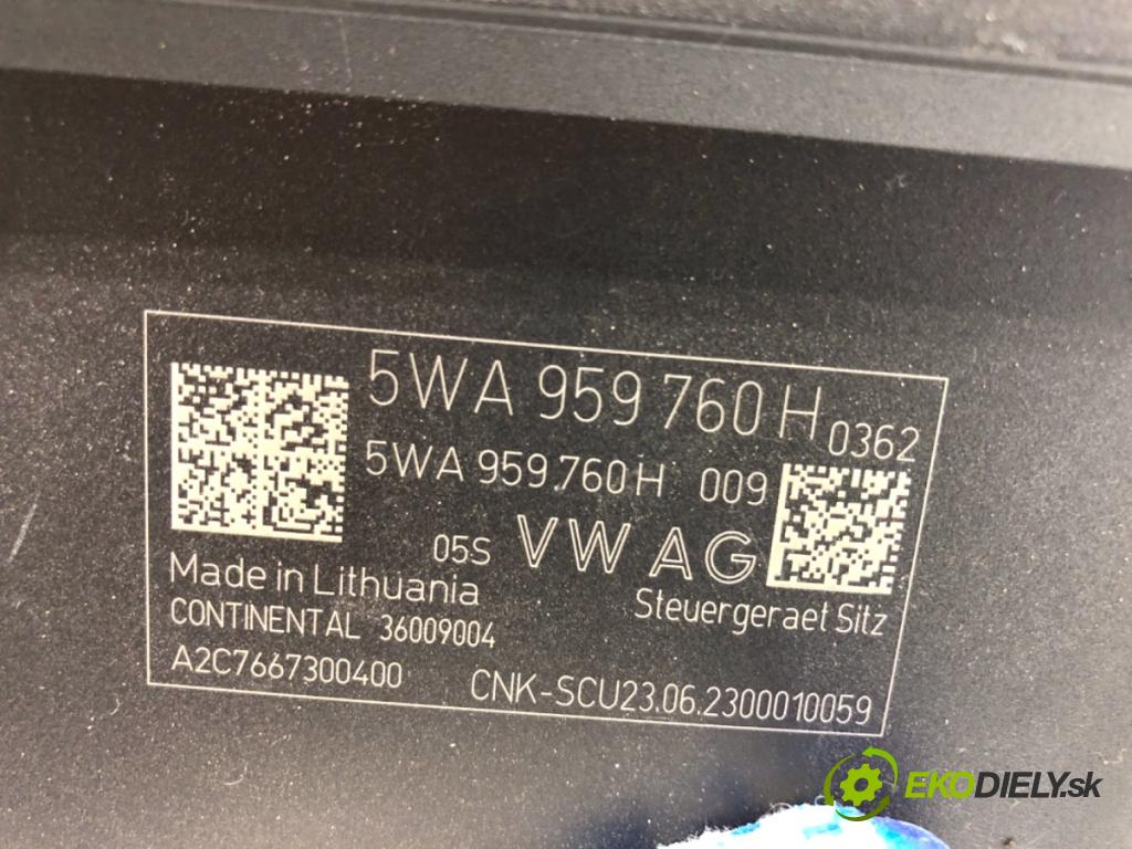 SKODA OCTAVIA IV liftback 2023 140 kW 2.0 TSI 4x4 1984 Modul sedačky 5WA959760H