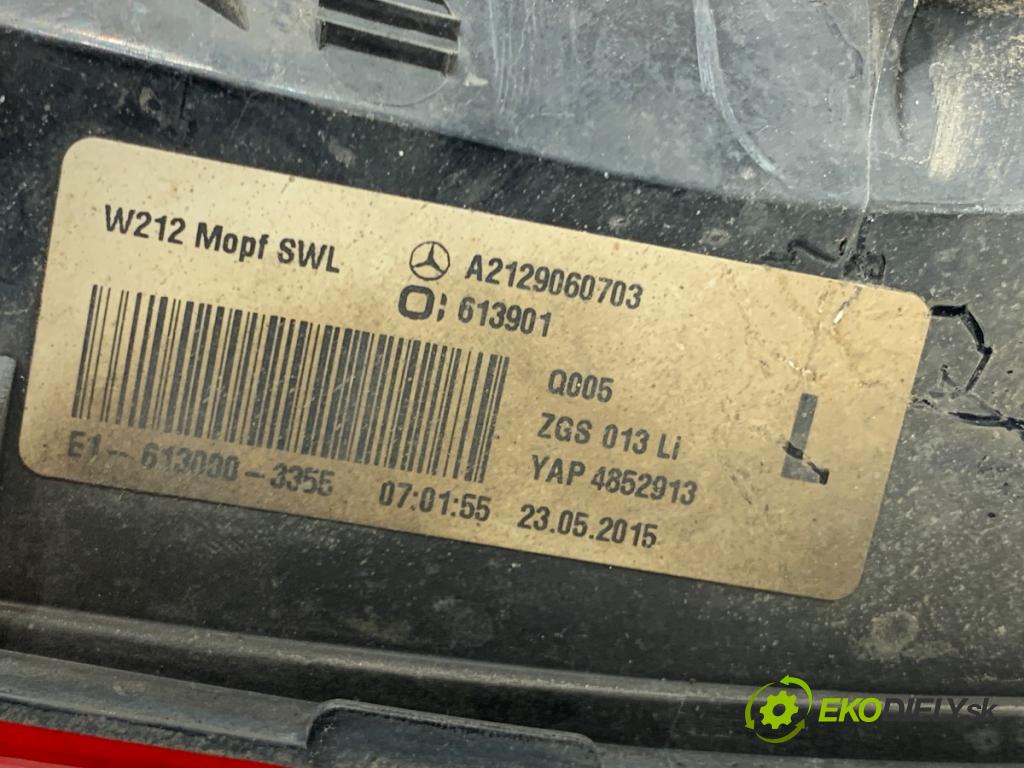 MERCEDES-BENZ W212 sedan 2014 115 kW E 200 NGT (212.035) 1991 Svetlo ľavy zad A2129060703