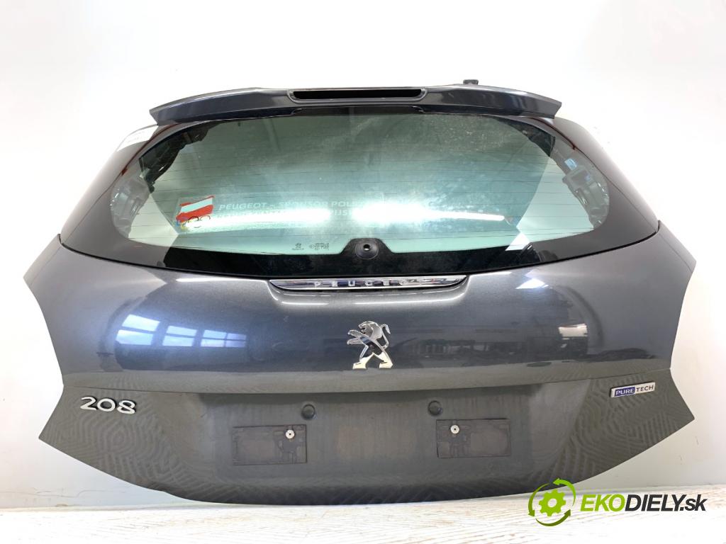 PEUGEOT 208 I liftback 2016 60 kW 1.2 VTI 82 1199 kapota zadní část KTP