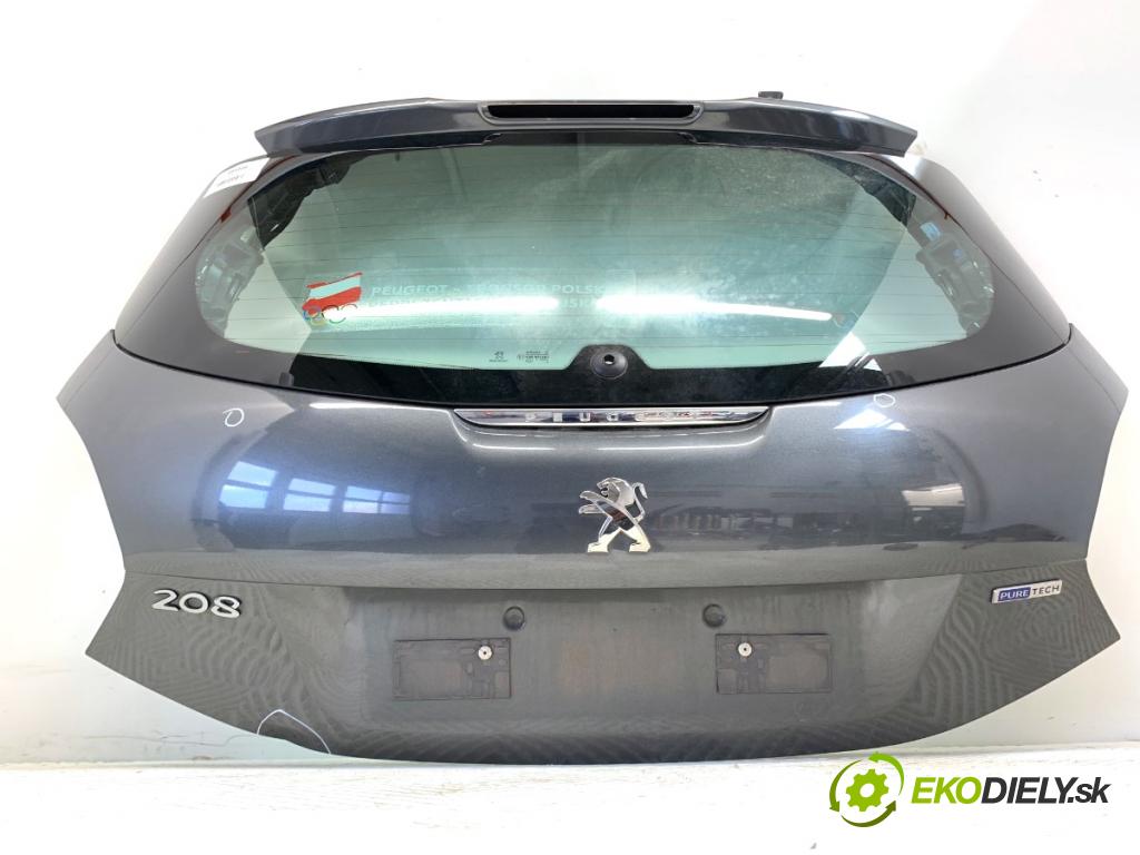 PEUGEOT 208 I liftback 2016 60 kW 1.2 VTI 82 1199 kapota zadní část KTP