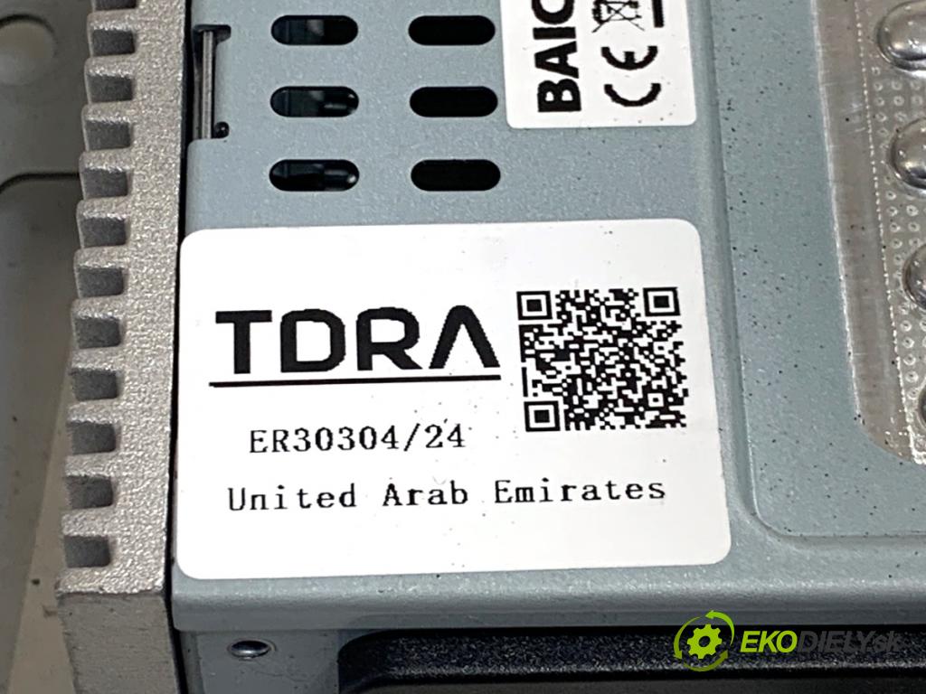 BAIC X75 SUV 2024 138 kW DCT 1498 RADIO A00123689 (Audio zariadenie)