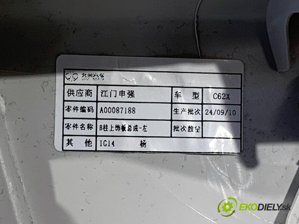 BAIC X75 SUV 2024 138 kW DCT 1498 clona sloupku B levý A00087188