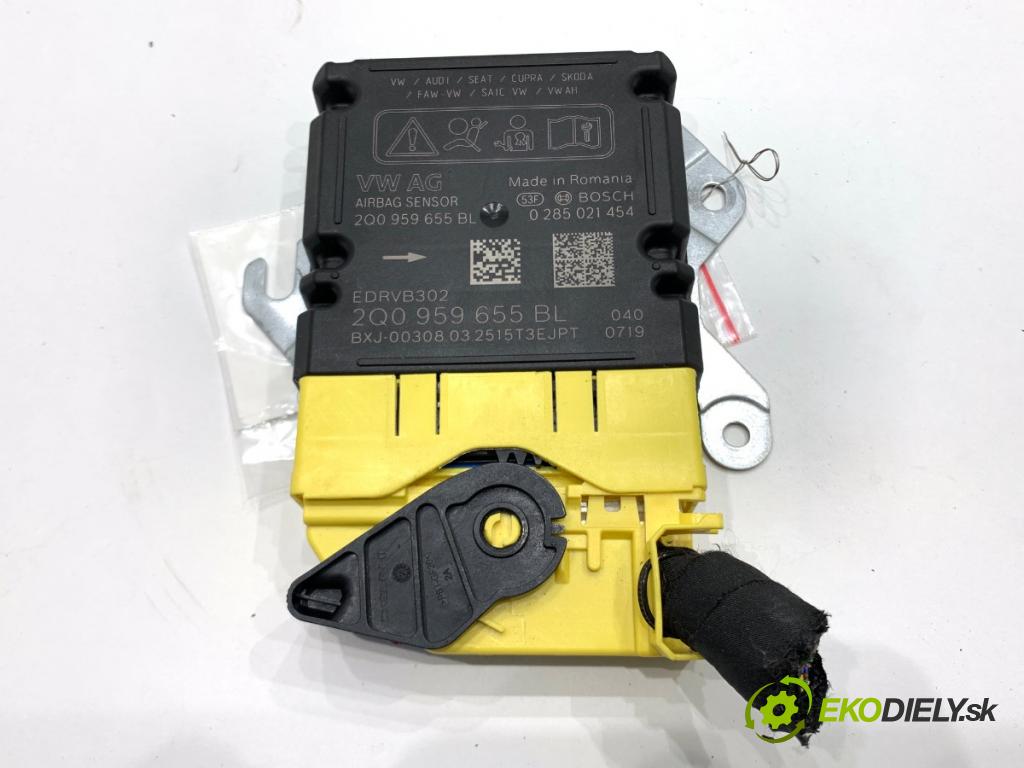 SKODA SCALA liftback 2025 85 kW 1.0 TSI 999 senzor airbag 2Q0959655BL (Snímač)