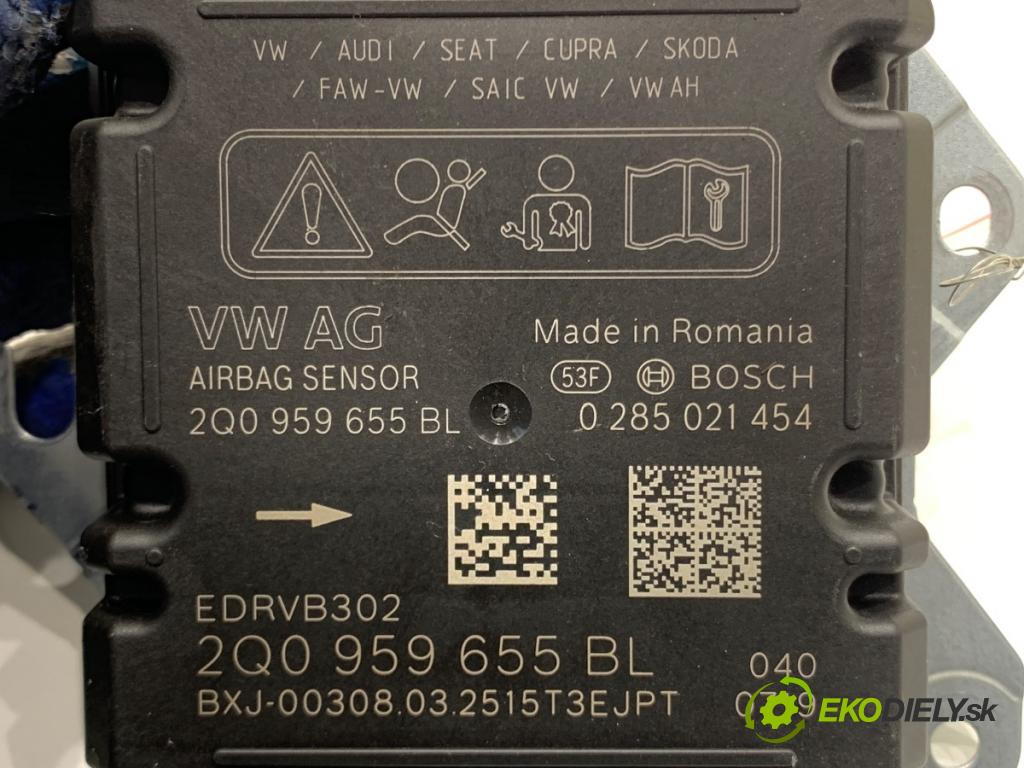 SKODA SCALA liftback 2025 85 kW 1.0 TSI 999 senzor airbag 2Q0959655BL (Snímač)