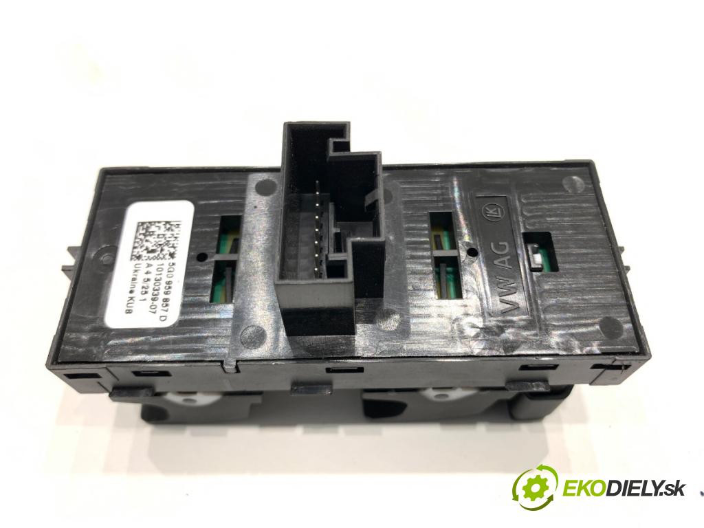 SKODA SCALA liftback 2025 85 kW 1.0 TSI 999 Prepínač okien 5G0959857D (Prepínacie páčky pod volantom)