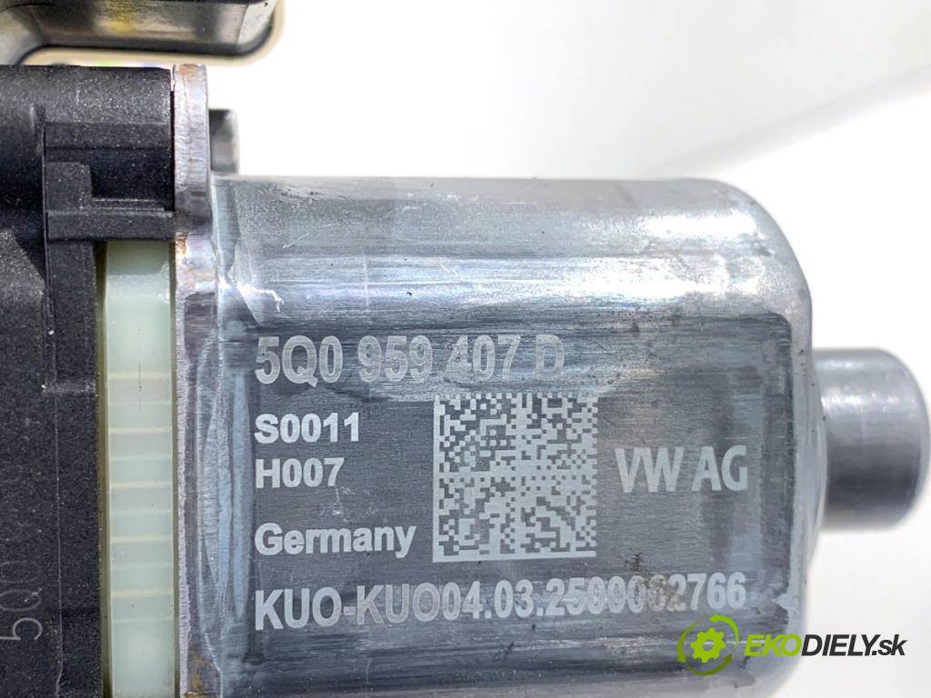 SKODA SCALA liftback 2025 85 kW 1.0 TSI 999 Mechanizmus okna ľavy zad 5Q0959407D 654839461A