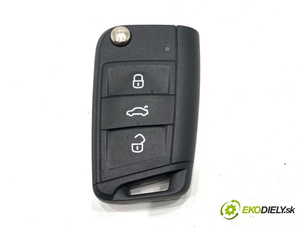 SKODA SCALA liftback 2025 85 kW 1.0 TSI 999 kľúč DÁLKOVÝ: 654959752L