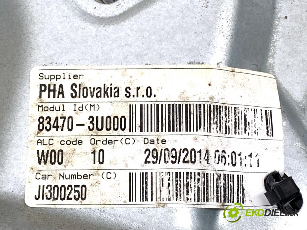 KIA SPORTAGE III SUV 2014 85 kW 1.7 CRDi 1685 mechanismus okna levý zadní část 83470-3U000