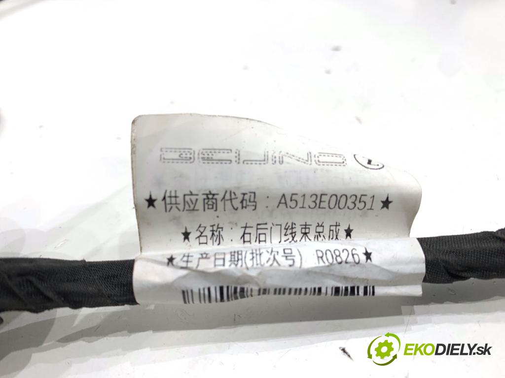 BAIC X75 SUV 2024 138 kW DCT 1498 Káblovačka Dvere zad pravy A00121010