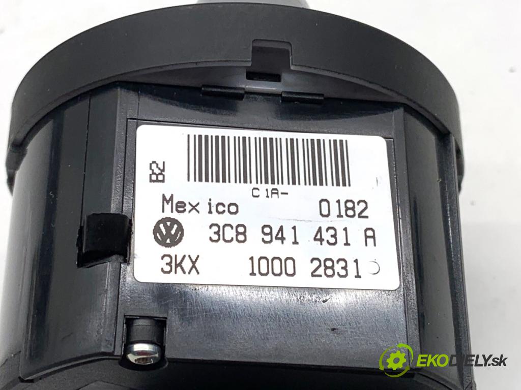 VW JETTA IV sedan 2012 90 kW 1.4 TSI 1390 spínač světel 3C8941431A