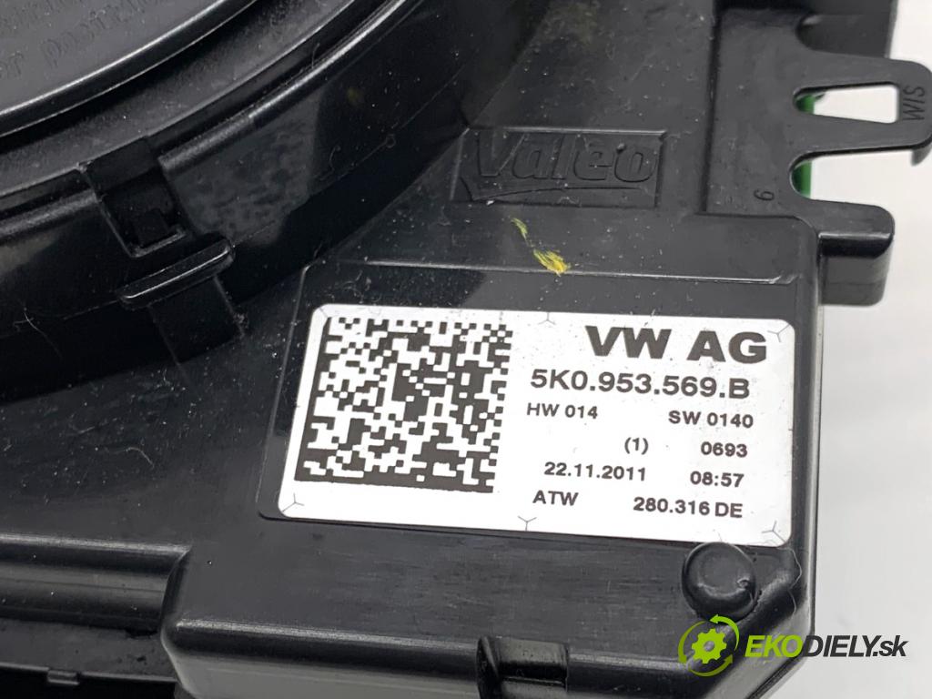 VW JETTA IV sedan 2012 90 kW 1.4 TSI 1390 Krúžok, slimák airbag 5K0953569B (Airbag)