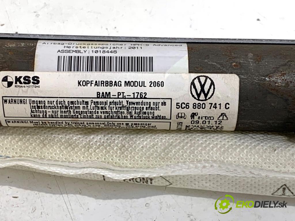VW JETTA IV sedan 2012 90 kW 1.4 TSI 1390 Stropný ľavy 5C6880741C