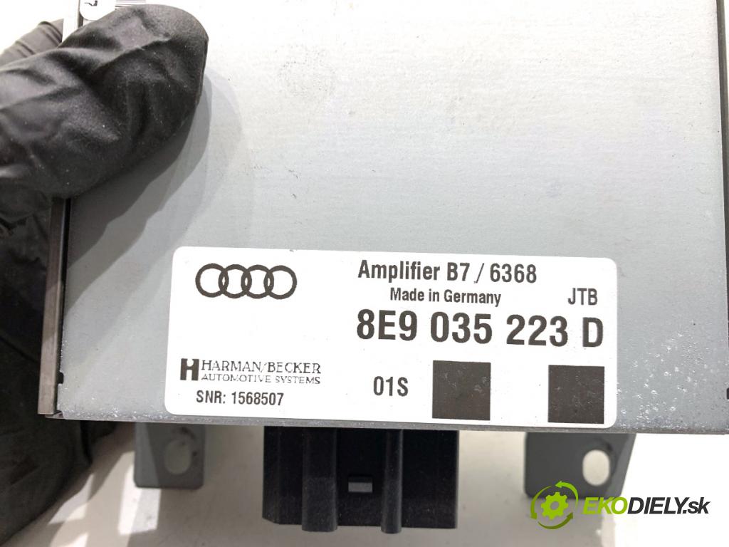 AUDI A4 B7 Kombi 2007 103 kW 2.0 TDI 1968 Zosilňovač 8E9035223D (Zosilňovač)