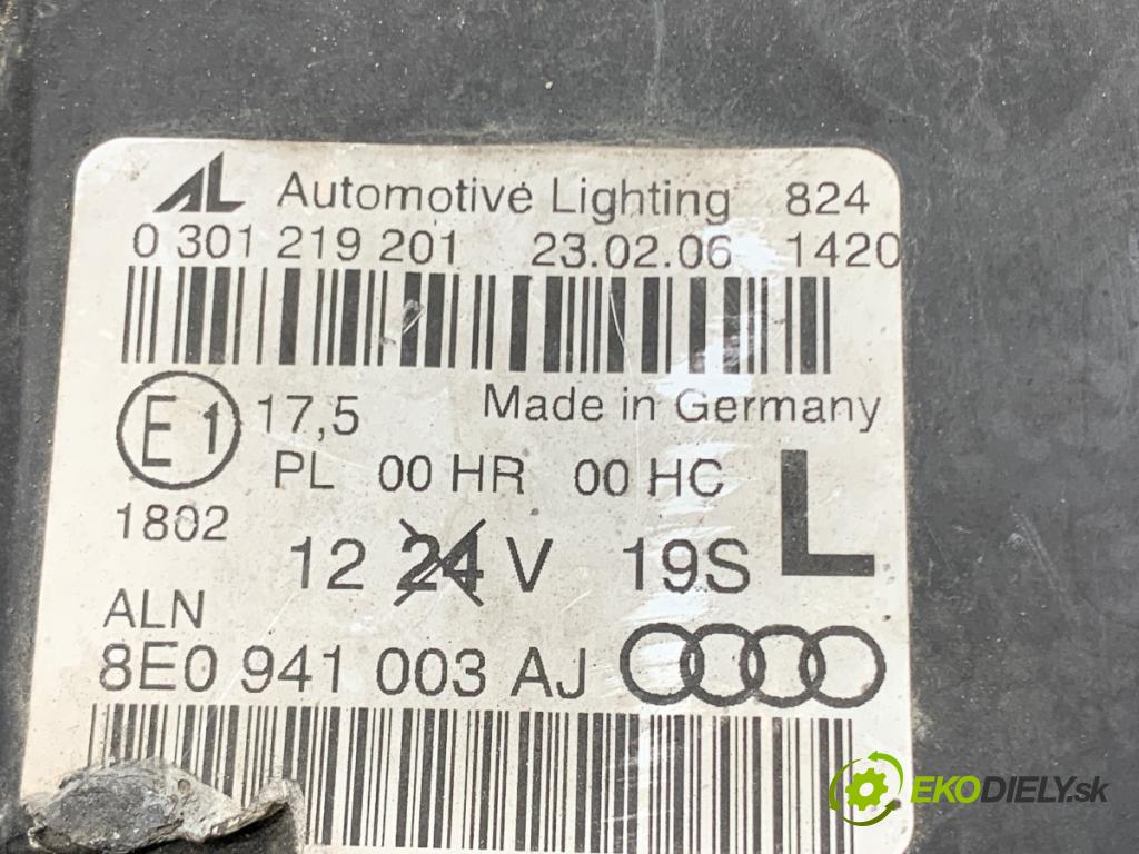 AUDI A4 B7 Kombi 2007 103 kW 2.0 TDI 1968 světlomet levý přední část 8E0941003AJ