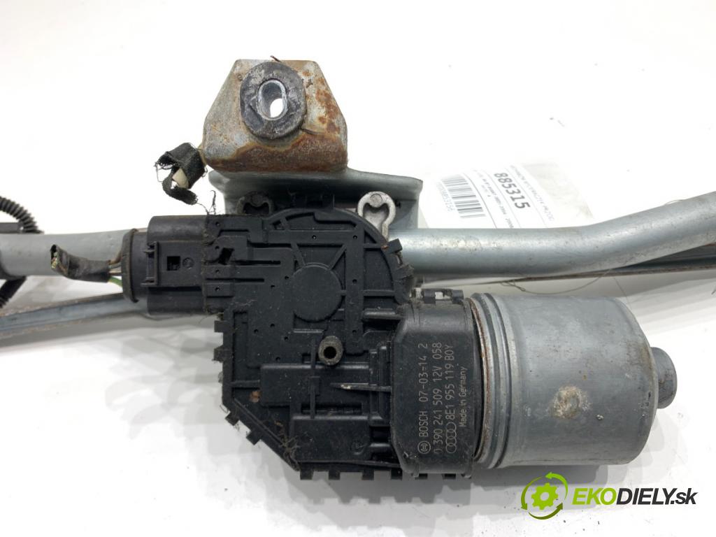 AUDI A4 B7 Kombi 2007 103 kW 2.0 TDI 1968 Mechanizmus stieračov predný 8E1955023E (Motorček stieračov predný)