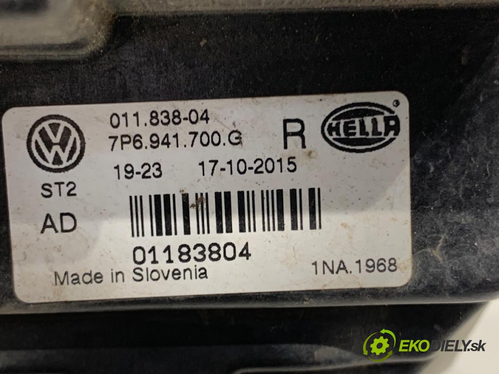 VW TOUAREG SUV 2016 206 kW 3.6 V6 FSI 3597 Hmlové svetlo, hmlovka pravy predný 7P6941700G