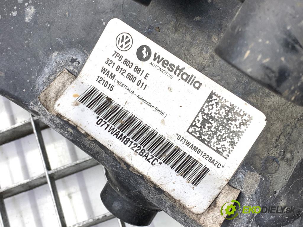 VW TOUAREG SUV 2016 206 kW 3.6 V6 FSI 3597 Hák ťažné zariadenie 7P6803881E (Ťažné zariadenie)