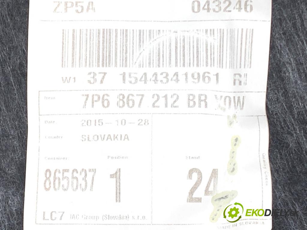 VW TOUAREG SUV 2016 206 kW 3.6 V6 FSI 3597 ča dveře pravý zadní část