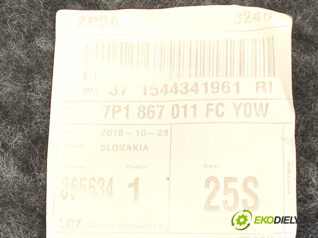 VW TOUAREG SUV 2016 206 kW 3.6 V6 FSI 3597 čalúnenie Dvere ľavy predný