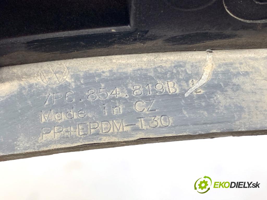VW TOUAREG SUV 2016 206 kW 3.6 V6 FSI 3597 Lišta blatníka zad ľavá strana 7P6854819B (Lišta)