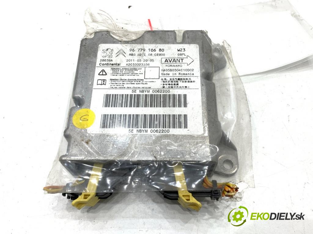 PEUGEOT 508 I sedan 2011 115 kW 1.6 THP 1598 senzor airbag 9677910680 (Snímač)