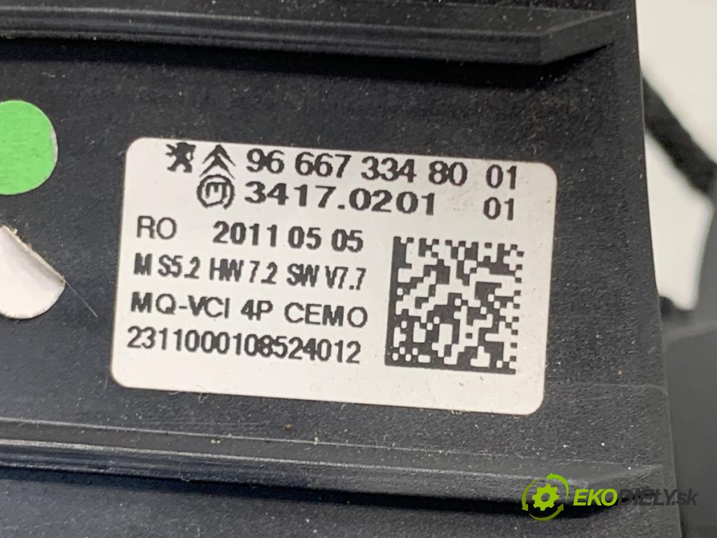 PEUGEOT 508 I sedan 2011 115 kW 1.6 THP 1598 SPÍNAČE: volantu 9666733480