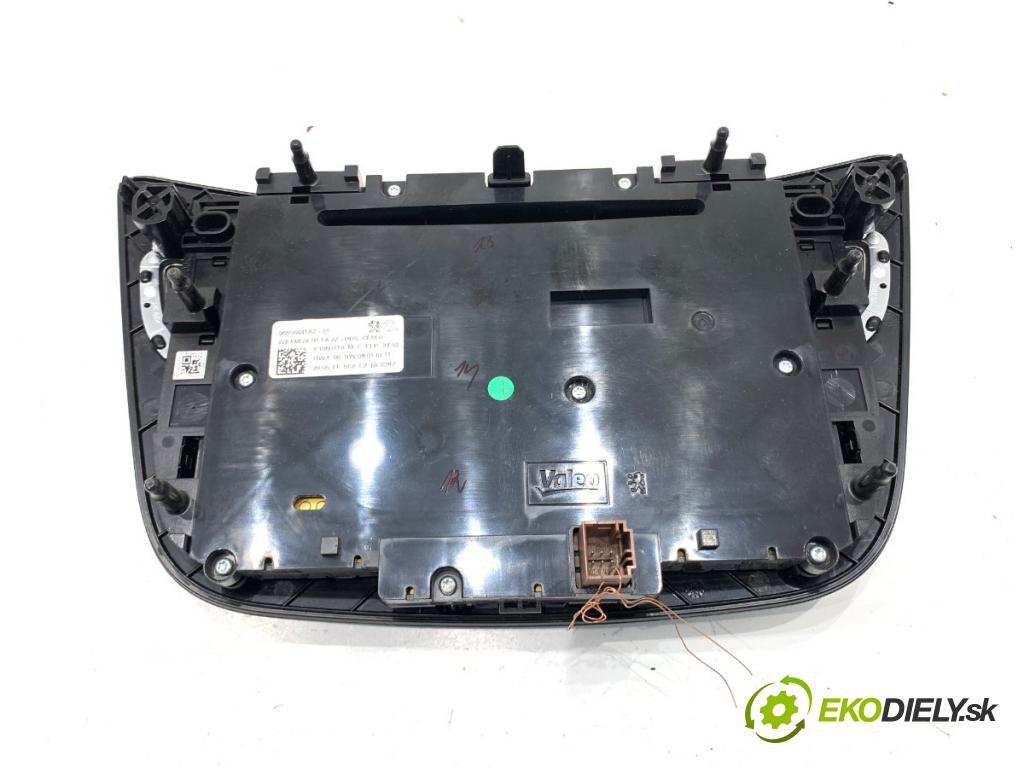 PEUGEOT 508 I sedan 2011 115 kW 1.6 THP 1598 Panel ovládania kúrenia 96656641XZ (Prepínacie páčky pod volantom)