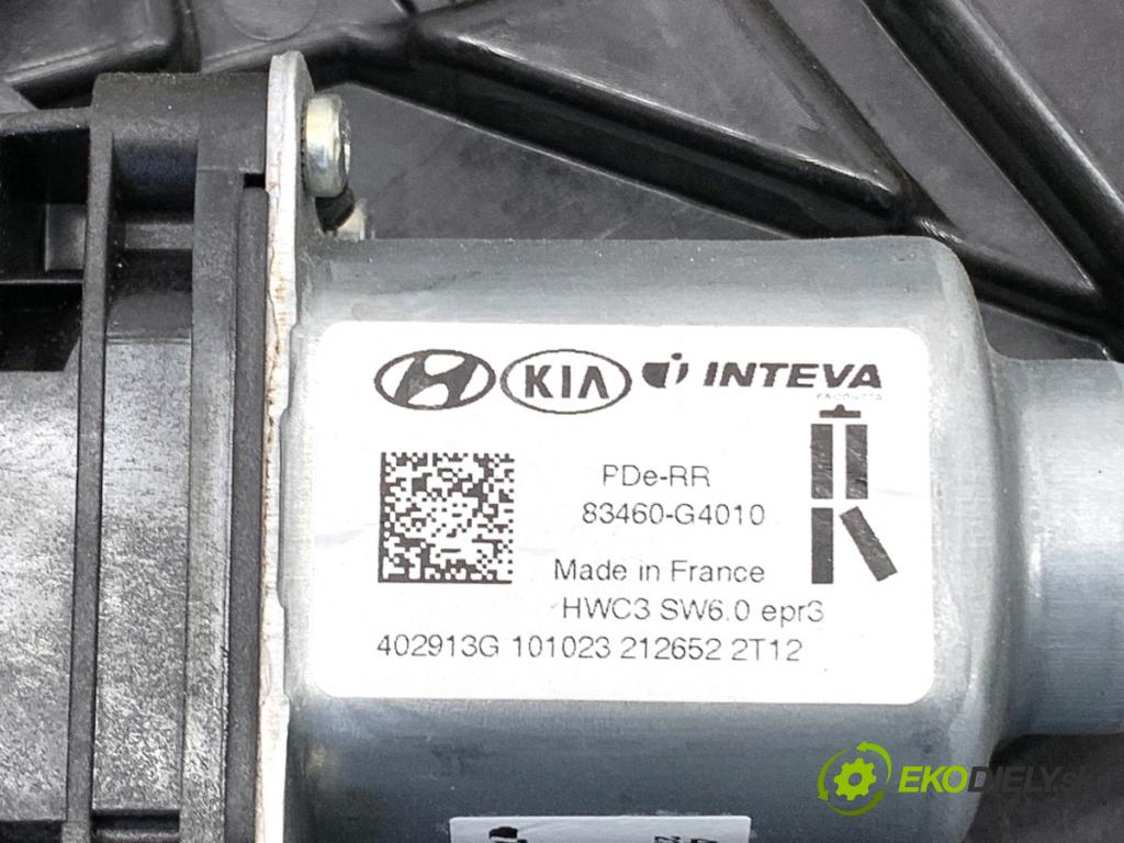 HYUNDAI i30 Kombi 2023 88 kW 1.0 T-GDI 998 Mechanizmus okna pravy zad 83480-G4030