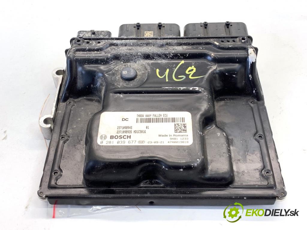 RENAULT EXPRESS Nadwozie pełne/minivan 2023 70 kW 1.5 Blue dCi 95 (F6AB) 1461 riadiaca jednotka Motor 0281039677 (Riadiaca jednotka)