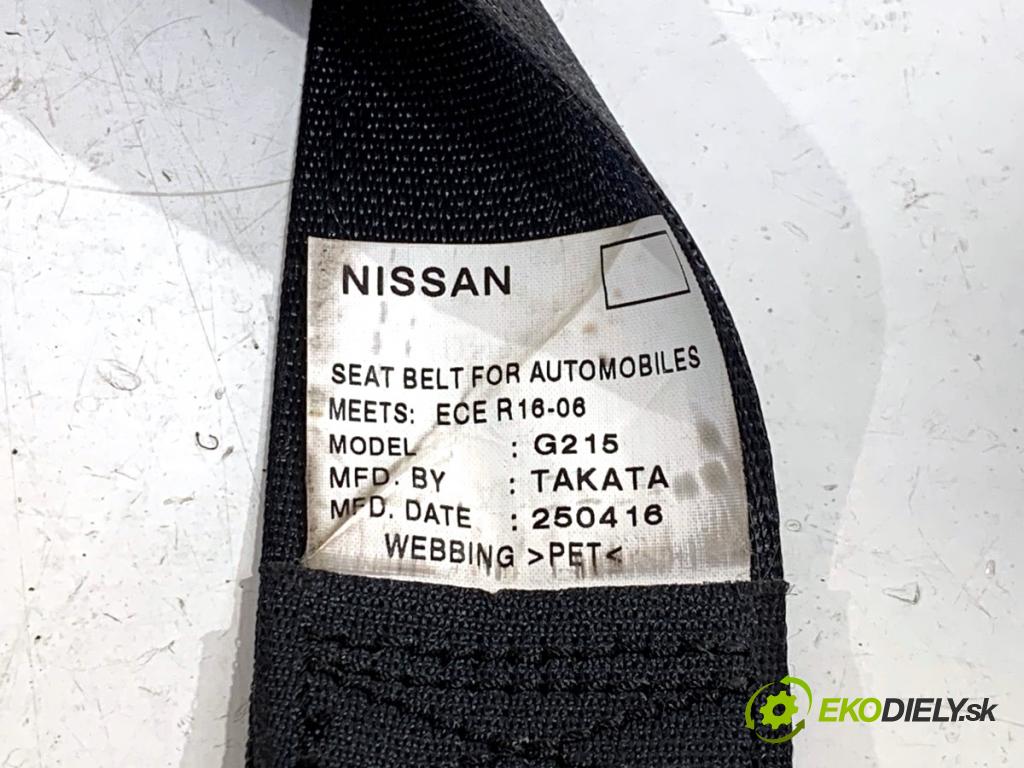 NISSAN QASHQAI J11 SUV 2016 120 kW 1.6 DIG-T 1618 držák bezpečnost pravý zadní část 502MJ4C1JQ