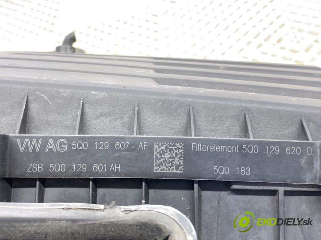 VW PASSAT B8 Kombi 2015 110 kW 2.0 TDI 1968 Obal filtra vzduchu 5Q0129607AF (Obal vzduchového filtra)