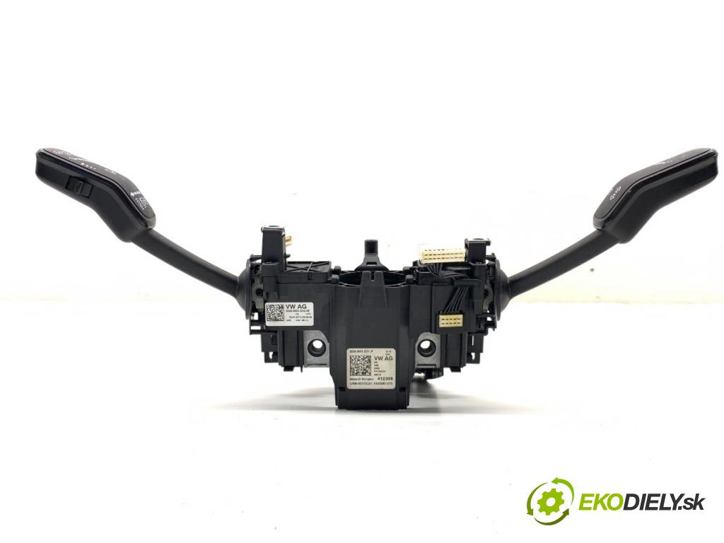 VW PASSAT B8 Kombi 2015 110 kW 2.0 TDI 1968 Prepínač kombinovaný 3Q0953521P (Prepínacie páčky pod volantom)