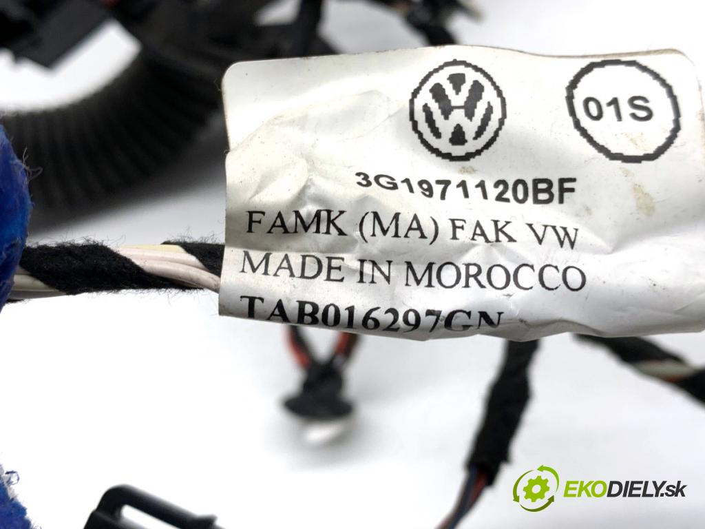 VW PASSAT B8 Kombi 2015 110 kW 2.0 TDI 1968 káblovačka dveře přední část levý 3G1971120BF