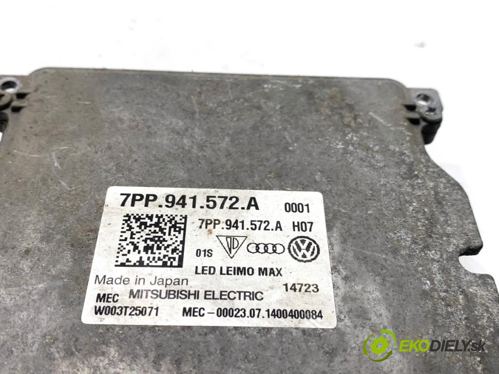VW PASSAT B8 Kombi 2015 110 kW 2.0 TDI 1968 Menič XENON 7PP941572A (Riadiaca jednotka xenónu)