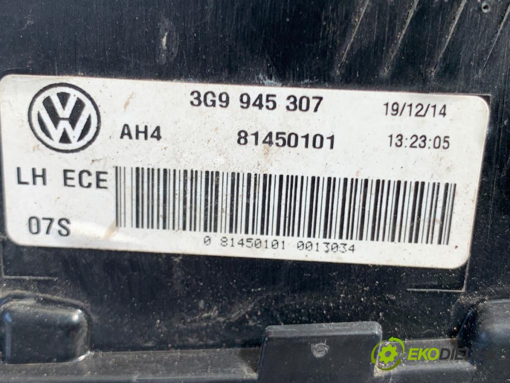 VW PASSAT B8 Kombi 2015 110 kW 2.0 TDI 1968 světlo zadní část levá strana vnitřní 3G9945307 (Klika dveří ostatní)