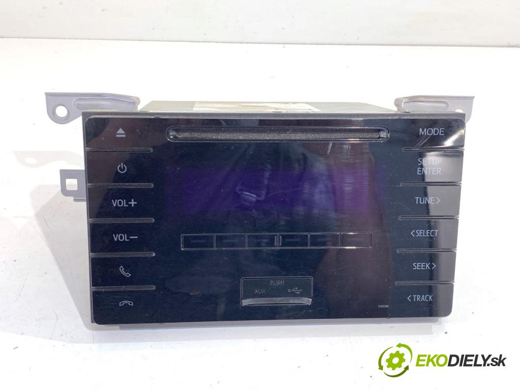 TOYOTA AURIS II liftback 2016 73 kW 1.3 (NRE180_) 1329 RADIO Navigácia 86120-02J60 (Audio zariadenie)