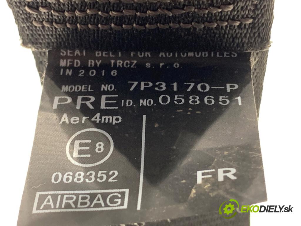 TOYOTA AURIS II liftback 2016 73 kW 1.3 (NRE180_) 1329 Držiak BEZPEČNOSŤ pravy predný