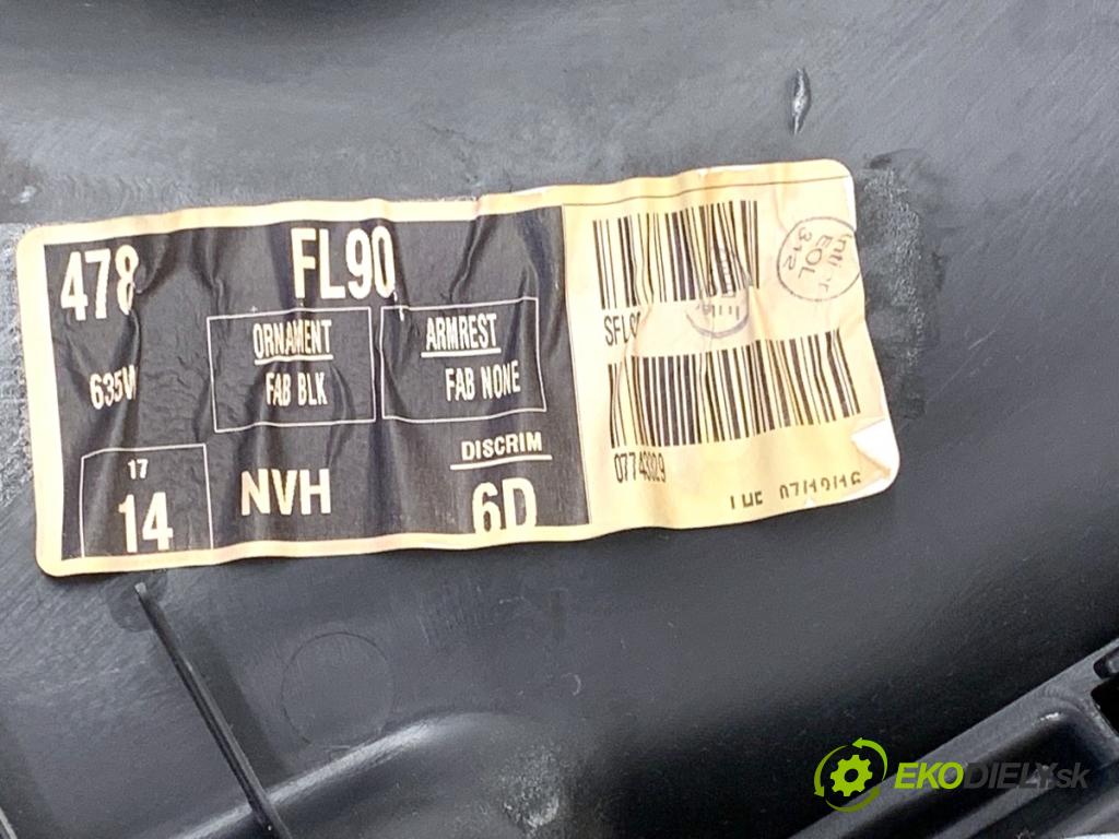 TOYOTA AURIS II liftback 2016 73 kW 1.3 (NRE180_) 1329 čalúnenie Dvere ľavy predný