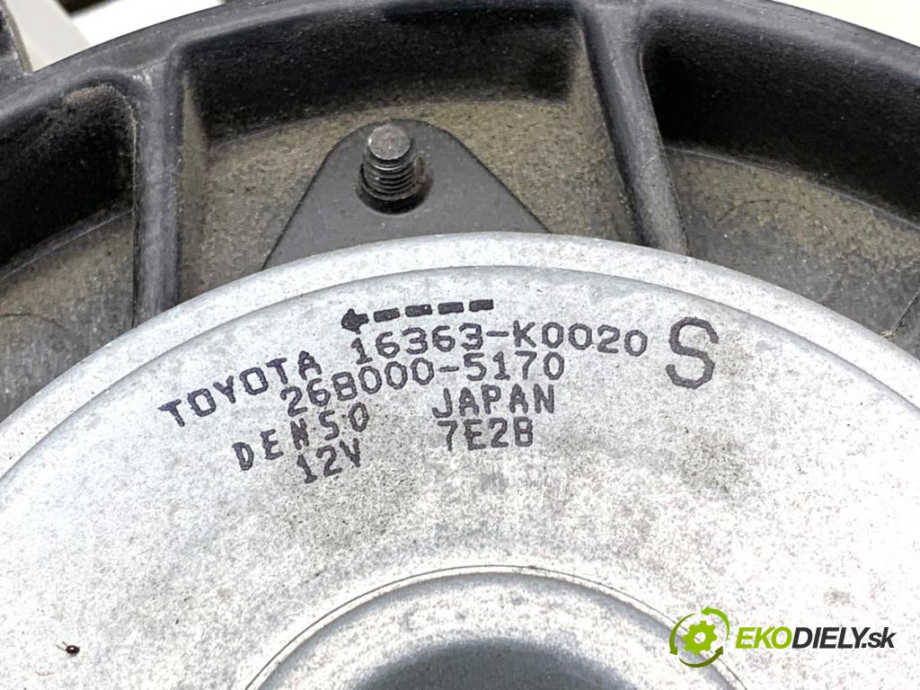 TOYOTA YARIS IV SUV 2021 92 kW 1.5 (MXPB10) 1490 Ventilátor chladiča 16363-K0020 (Ventilátor)