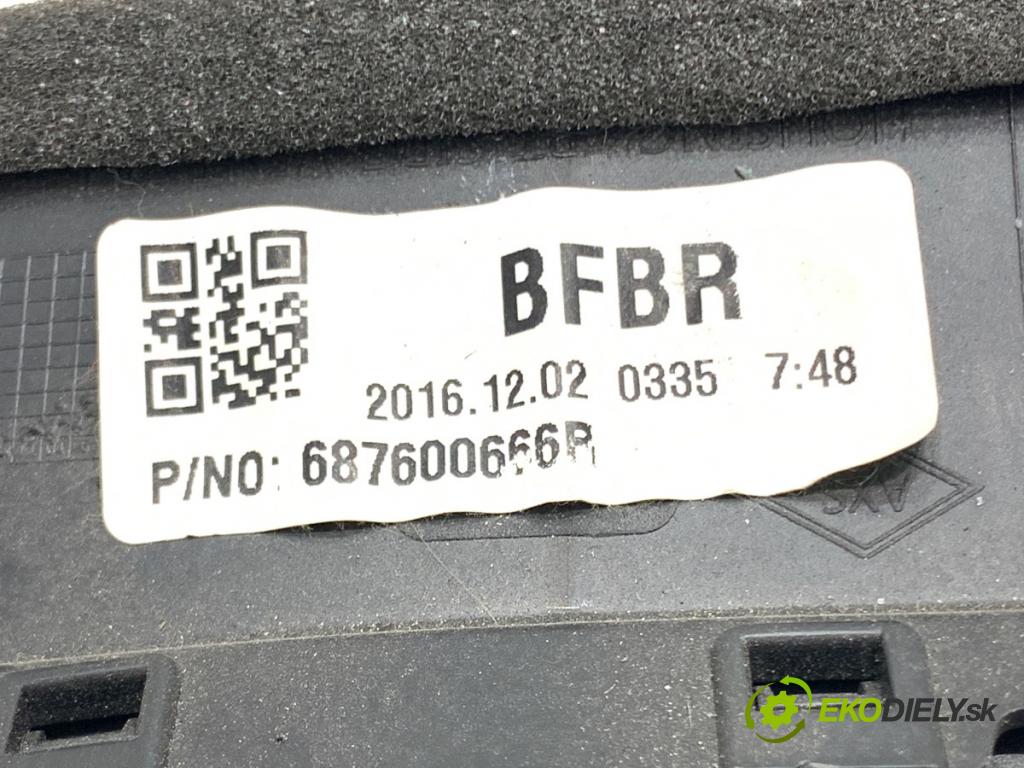 RENAULT MEGANE IV liftback 2017 81 kW 1.5 dCi 110 (B9A3) 1461 mří topení pravý přední část 687600666R